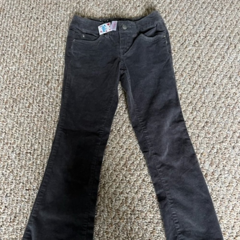 Justice Gray Cords with slight flare (Girls size 7)
